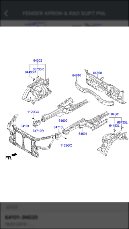Hyundai Car Parts - ETK Parts Diagrams screenshot 4 of 5