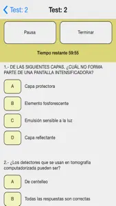 Técnico Radiodiagnóstico Test screenshot #3 for iPhone