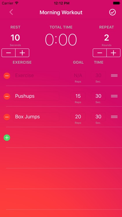 Heat: Workout Builder for Apple Watch
