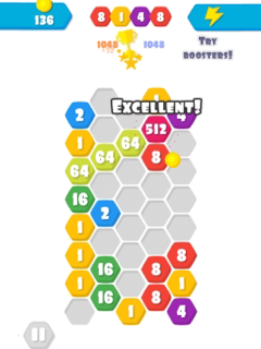 Hexic 2048 Match 3 Blast screenshot 3