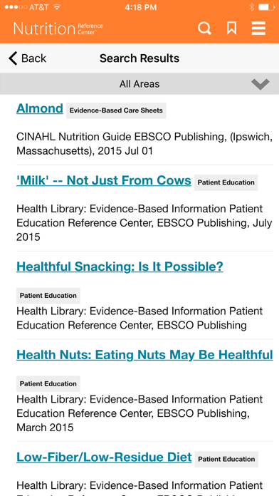 Screenshot #3 pour Nutrition Reference Center