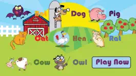Game screenshot Three letters animal word game for kid apk