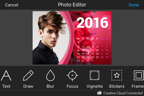 2016 Calendar Frames screenshot 3