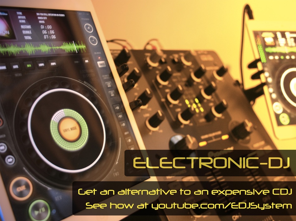 E DJ LITE CDJ mixer Vinyl bpm - 1.7.6 - (iOS)