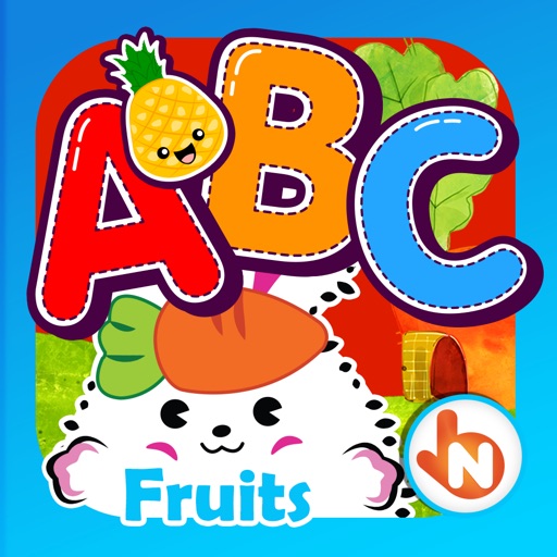 ABC Fruits & Vegetables English Flashcards