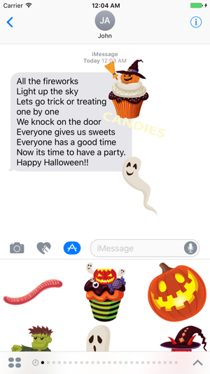 Crazy Halloween Sticker for iMessage #10(圖1)-速報App