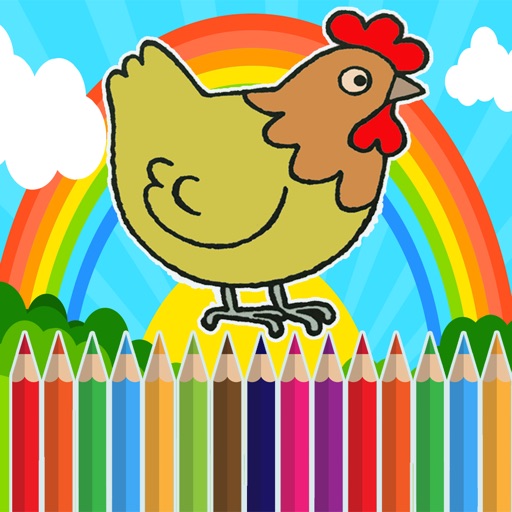 Farm Coloring Touch To Color and Preschool iOS App