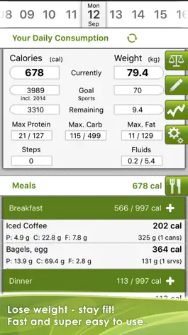 Game screenshot CaloryGuard - Track calories mod apk