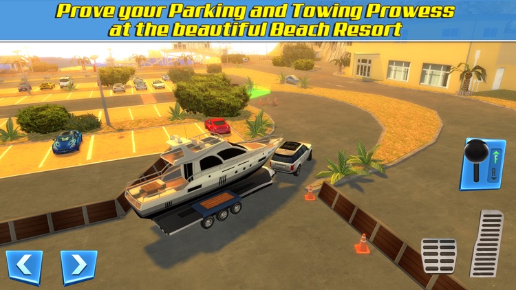 RV & Boat Towing Parking Simulator Real Road Car Racing Driving