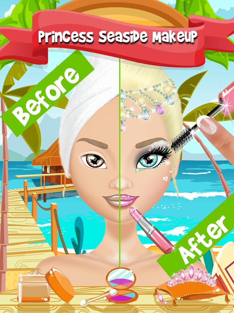 Princess Doll Makeover Salon (Go work, shop etc)
