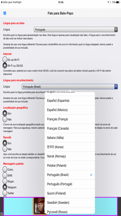 Screenshot #2 pour Fale para Bate-Papo