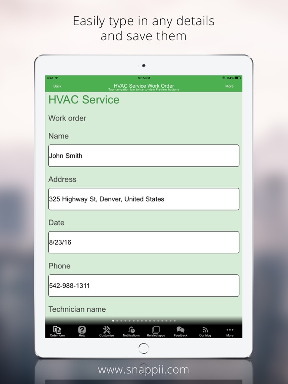 Screenshot #4 pour HVAC Service Work Order