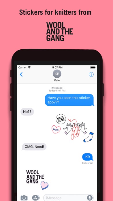 Knitting Emoji Stickers screenshot 3