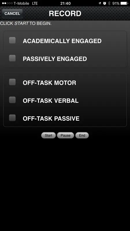 SOTO (Student On-Task Observation) screenshot 2 of 5