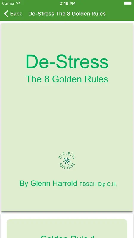 Sports Performance Hypnosis by Glenn Harrold screenshot 4 of 5