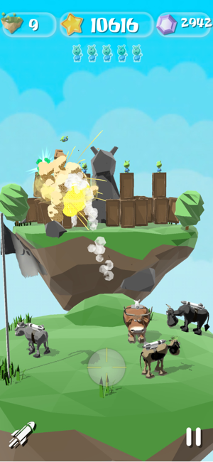 ‎Rocket Cows Screenshot