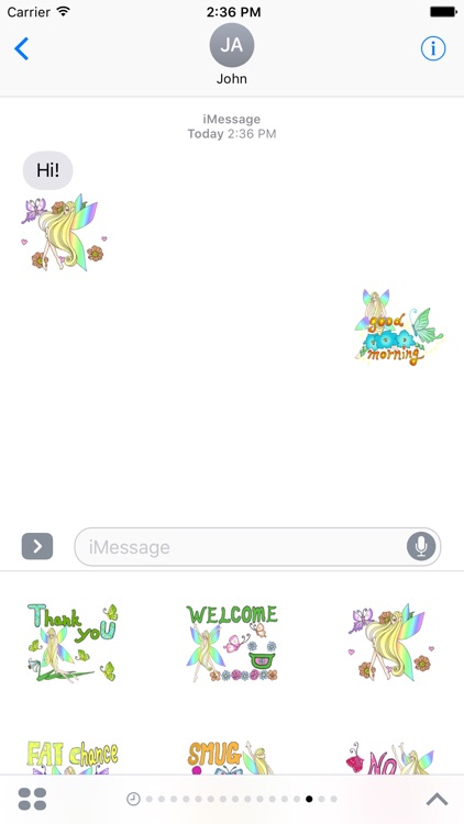 Butterfly-Fairy Sticker screenshot-3