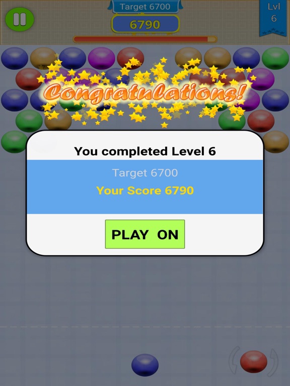 Bubble Shooter Delight iPad screenshot