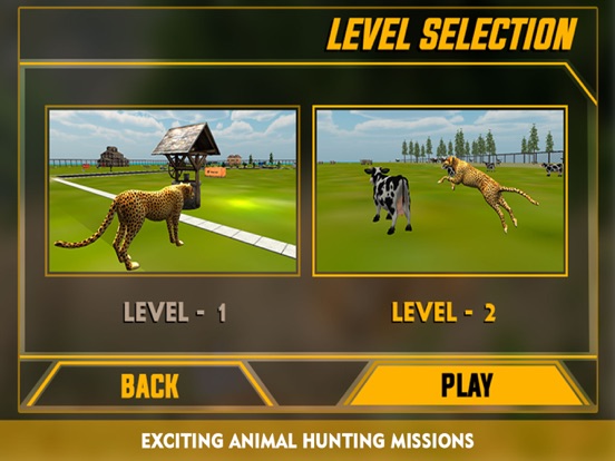 Wildlife cheetah Attack simulator 3D – Chase the wild animals, hunt them in this safari adventure iPad app afbeelding 4