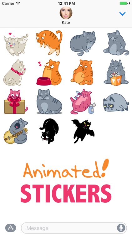 Cat Animated Stickers