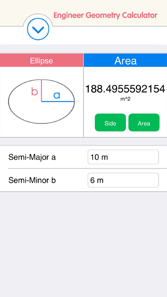 #3. Area Calculator Free - Quadrilateral, Circle, Ellipse (iOS) 게시자: Jing Rao