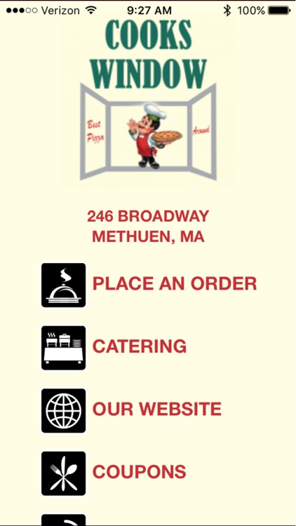 Cooks Window Methuen