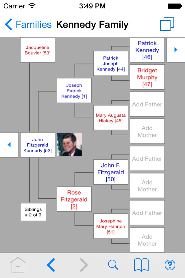 GedFamilies screenshot 2