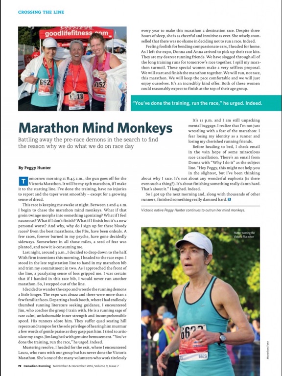Canadian Running Magazine iPad screenshot