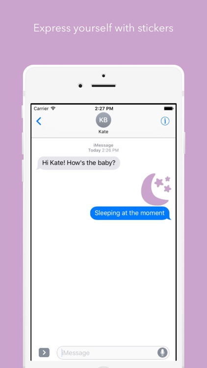 Sweet Baby Sticker Pack for iMessage screenshot-3