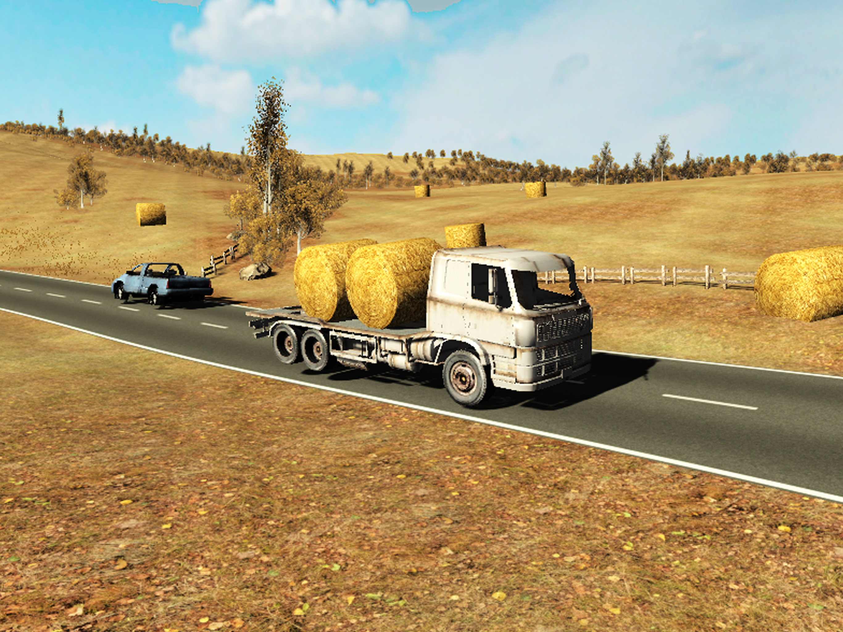 Desert Cargo Trailer Transporter Truck