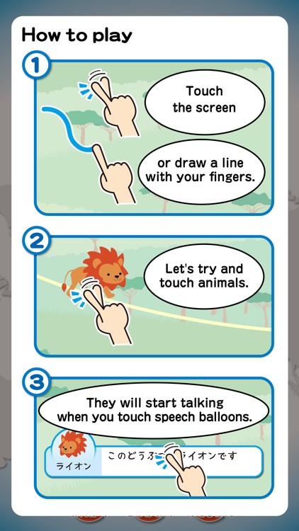 Touch & Move! African animals - Edu App screenshot-4