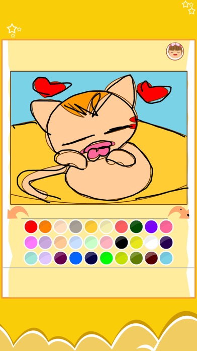 艾米宝宝学画猫,儿童学画画 screenshot