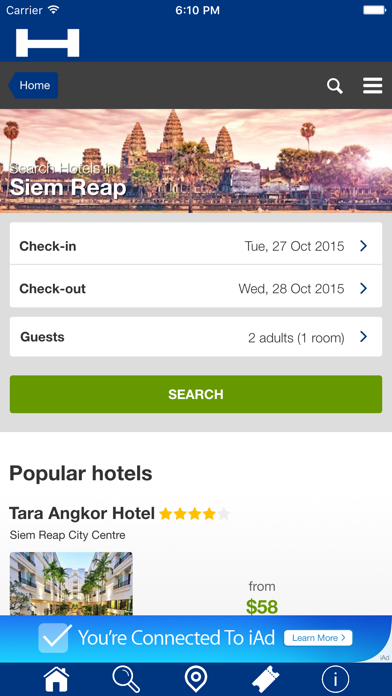 シェムリアップ 地図と旅行ツアーで今夜のために比較し、予約ホテルのおすすめ画像1