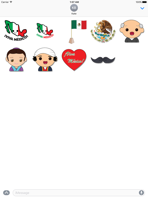 Viva Mexico - Stickers iPad screenshot 1 - Stickers app
