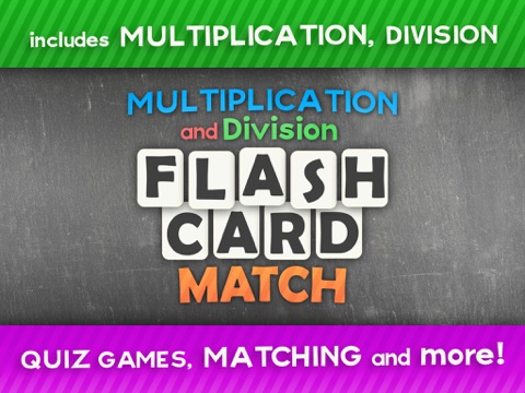 第2、第3学年の子供のための乗算と除算の数学フラッシュカードマッチゲームのおすすめ画像1