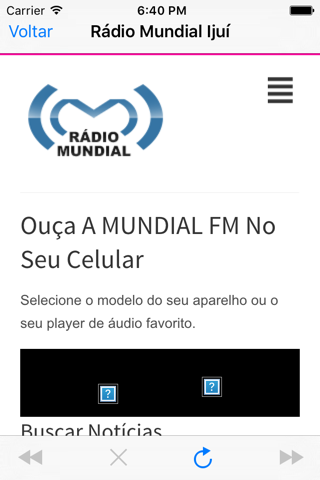 Rádio Mundial Ijuí 96,5 screenshot 2