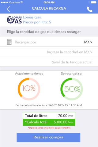 Móvil Gas screenshot 4