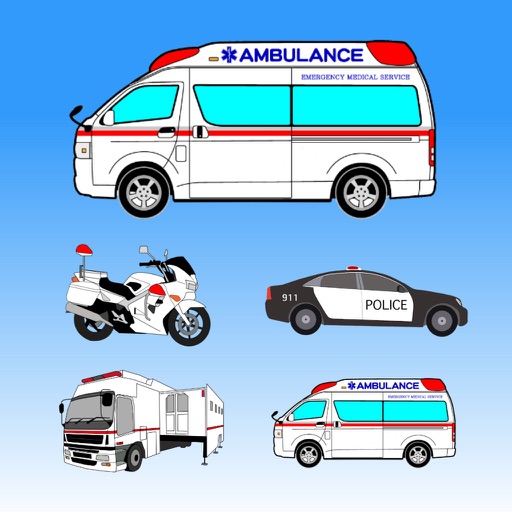 Which is the same Ambulance or Police Car Icon