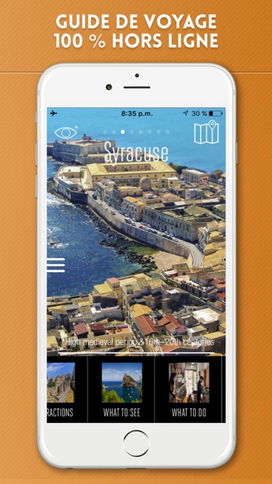 Screenshot #1 pour Syracuse Guide de Voyage avec Carte Offline