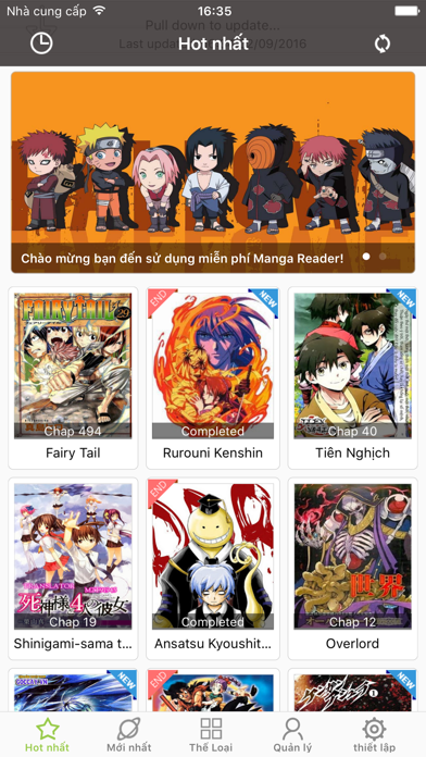 Free Manga (Vietnam) iPhone screenshot 1