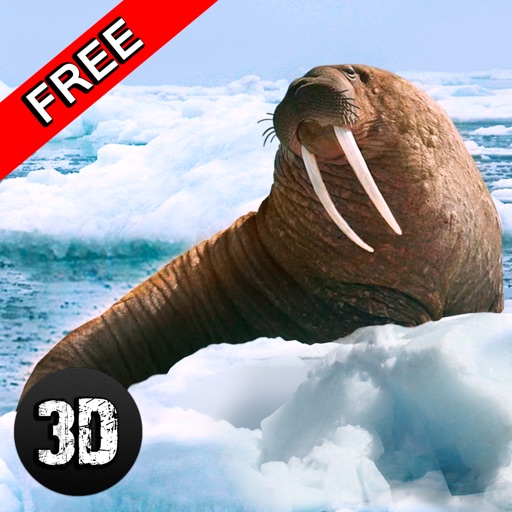 Arctic Walrus Survival Simulator 3D Icon