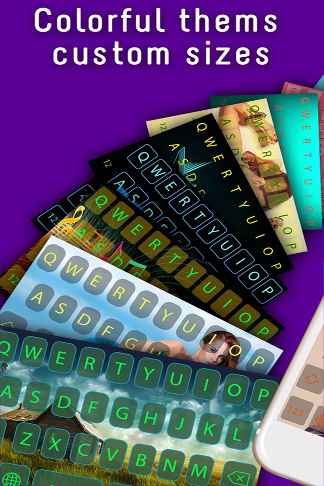 Color OkKeys - Customize your keyboard, new keyboard design & backgrounds screenshot 2