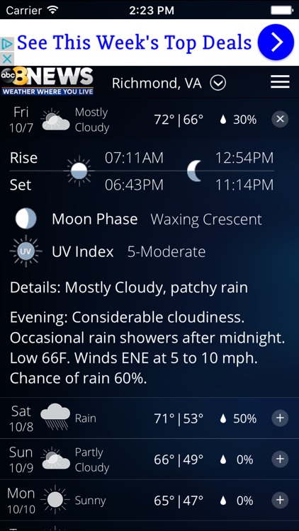 8News Weather Where You Live - WRIC screenshot-4