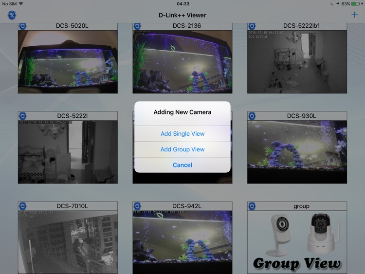 D-Link++ Viewer for iPad