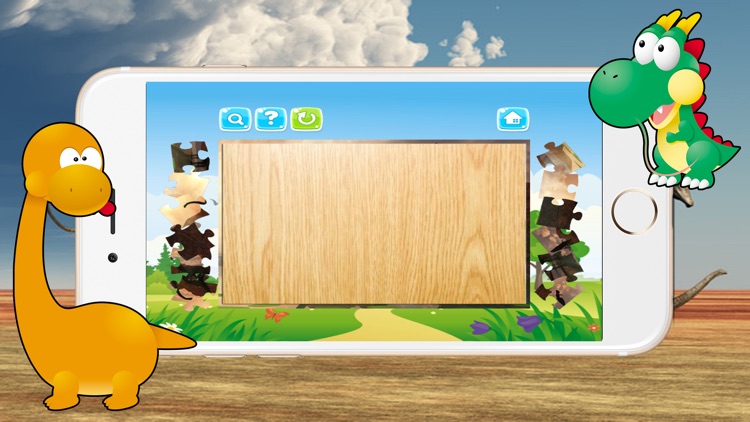 Fun Dinosaur Puzzles Jigsaw Games for Kids and Toddlers screenshot-3