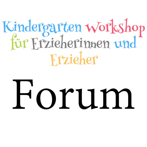 Kindergarten-Workshop Forum icon