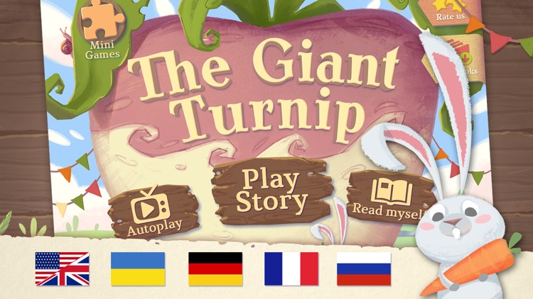 The Giant Turnip - kids story screenshot-0