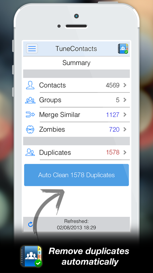 Tuneup Contacts - 1.2 - (iOS)