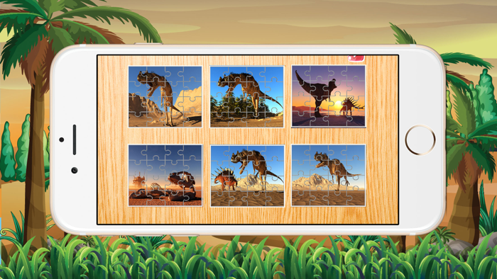 Dino Puzzle Jigsaw Dinosaur Games for Kid Toddlers