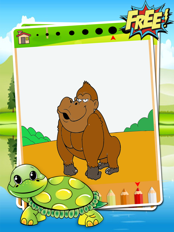 Screenshot #5 pour Animaux Dino Coloring Book - Education Peinture Pour tout-petits enfants et les enfants d'âge préscolaire maternelle Apprendre jeu